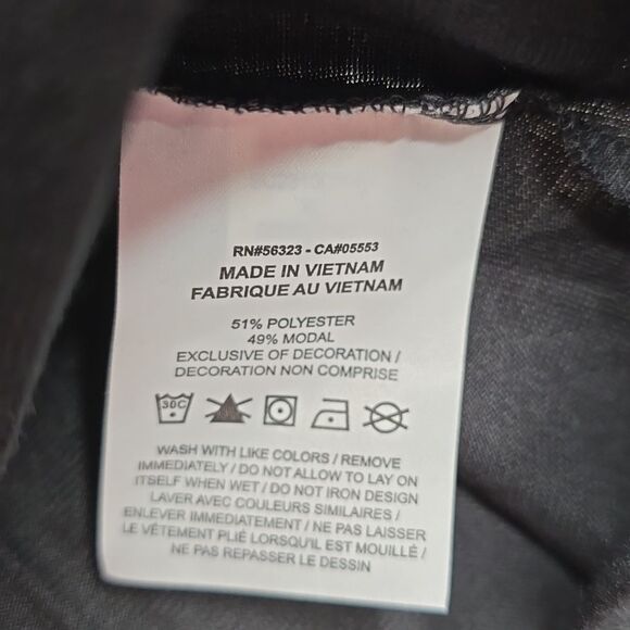 1226 NWT Jordan Women's Slim T-Shirt Black - Picture 7 of 7